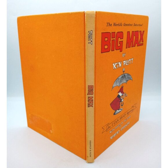 Big Max Worlds Greatest Detective Vintage Childrens Hardcover Book Kin Platt - Picture 6 of 16